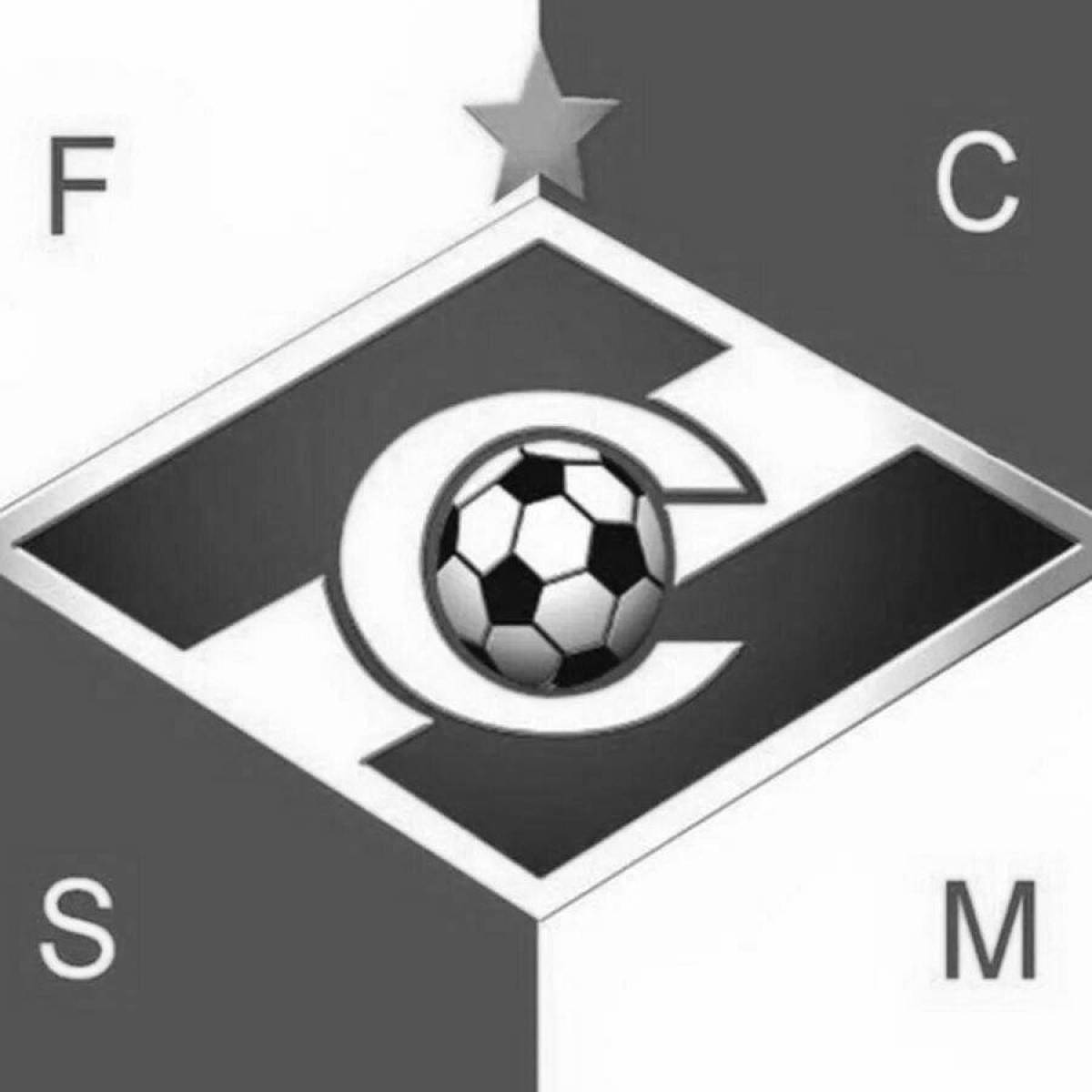 Photo Intricate coloring spartak moscow