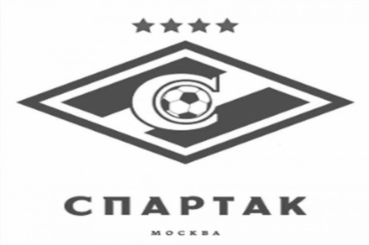 Coloring book captivating spartak moscow