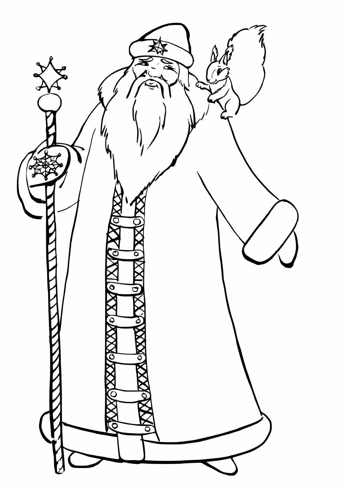 Charming governor frost coloring page