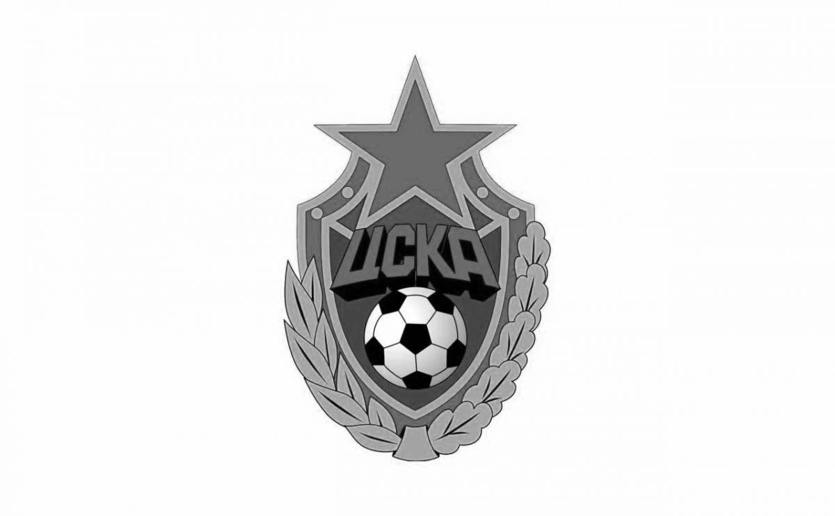 Tempting CSKA logo coloring