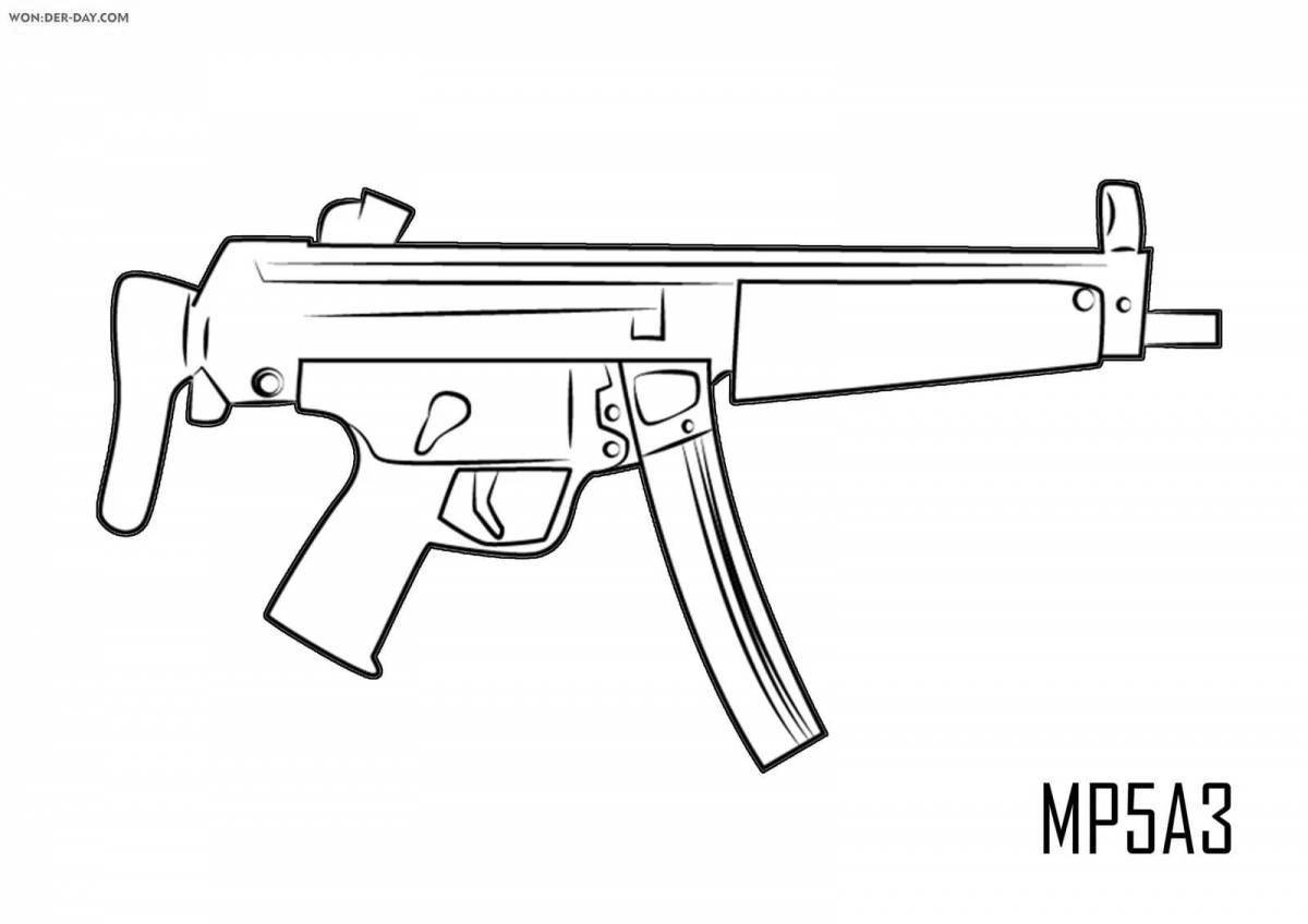 Grand Firearm Coloring Page