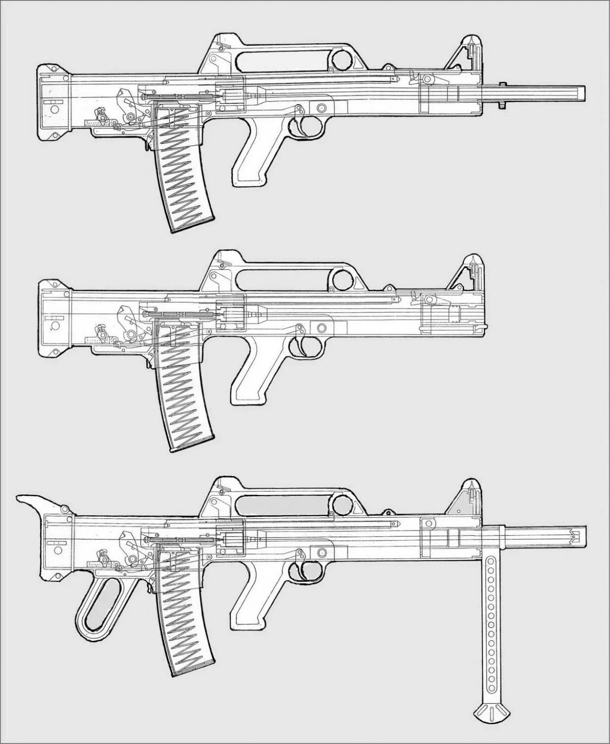Humorous coloring of firearms