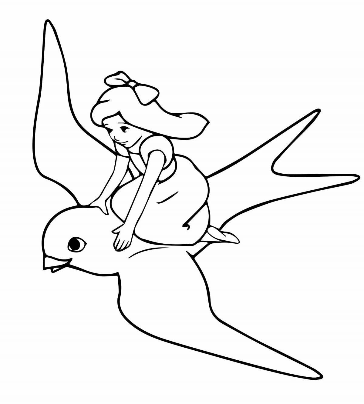Radiant coloring page inch