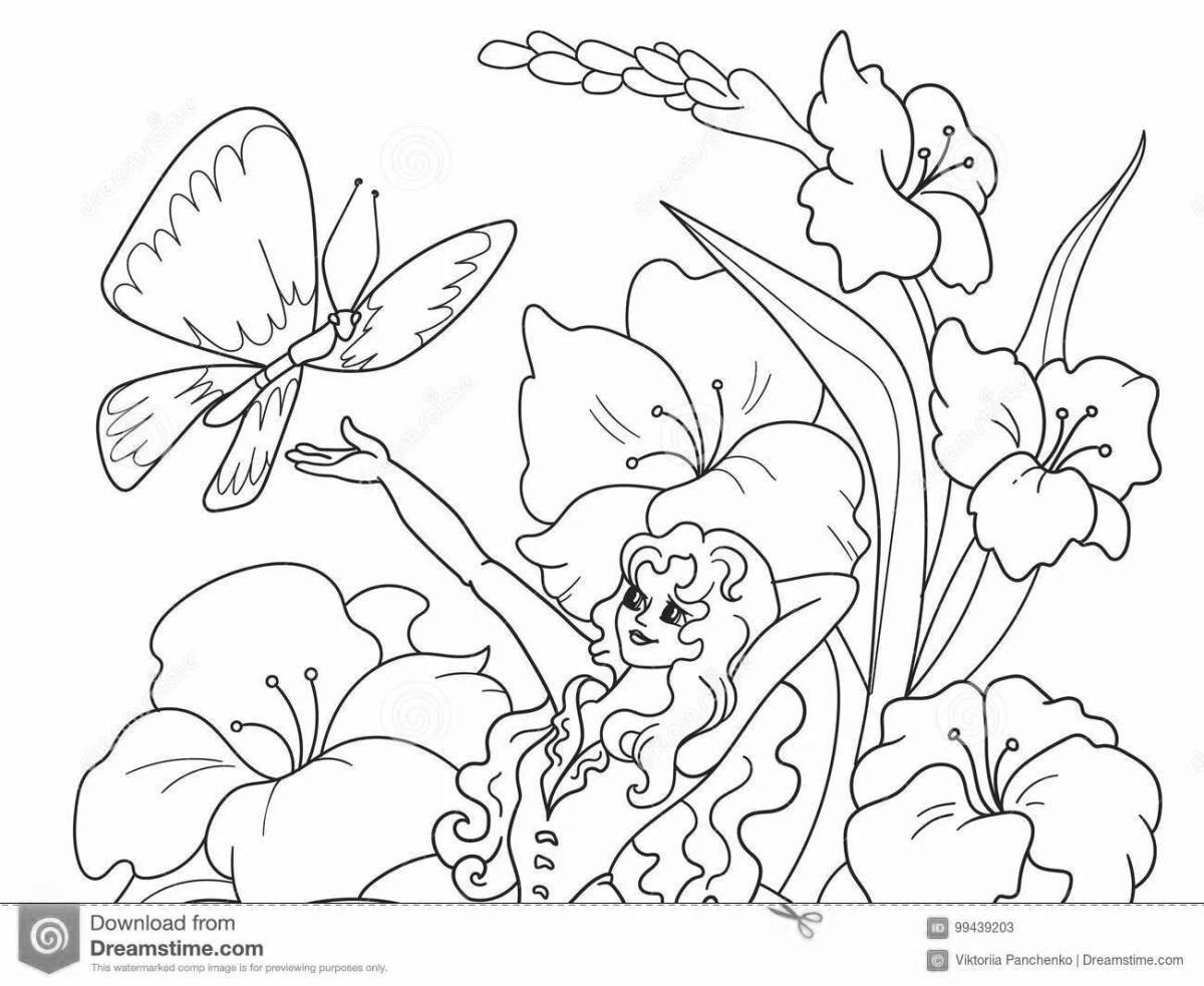 Majestic inch coloring page