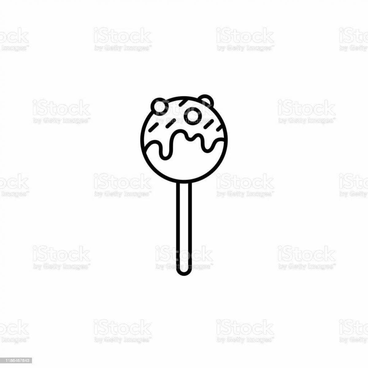 Happy cake pops coloring book
