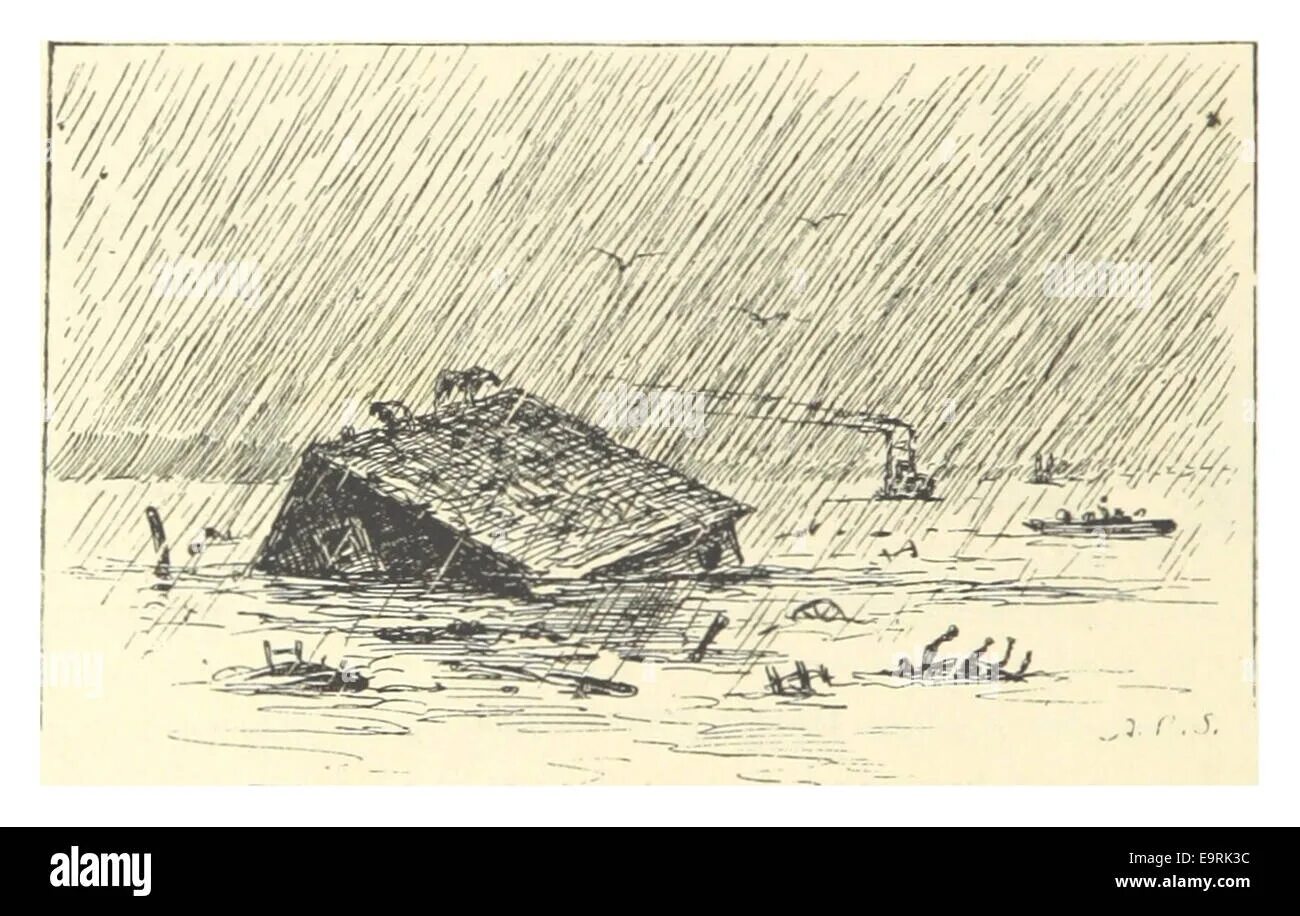 Невероятная раскраска рисунок наводнения