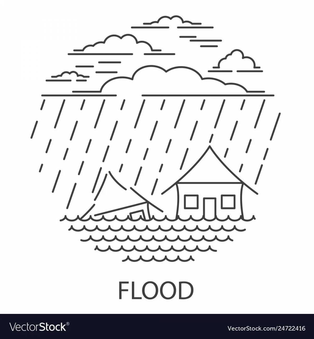 Рисунок на тему наводнение (47 фото)