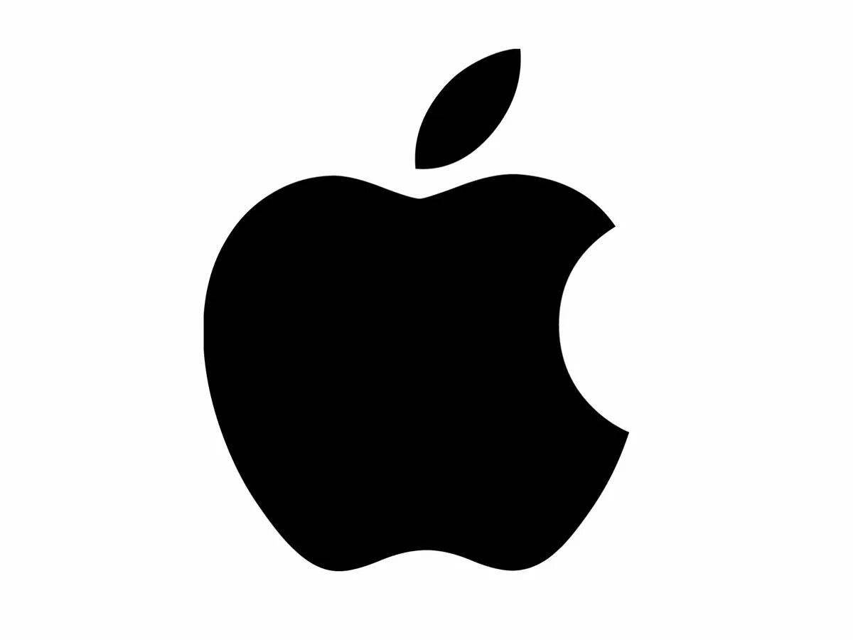 Раскраска веселая иконка apple