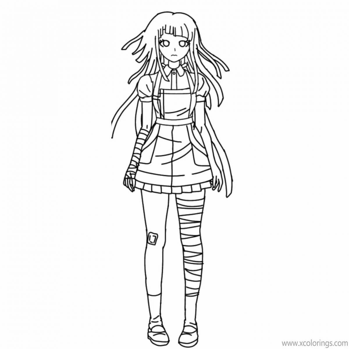 Photo Full body glitter coloring book