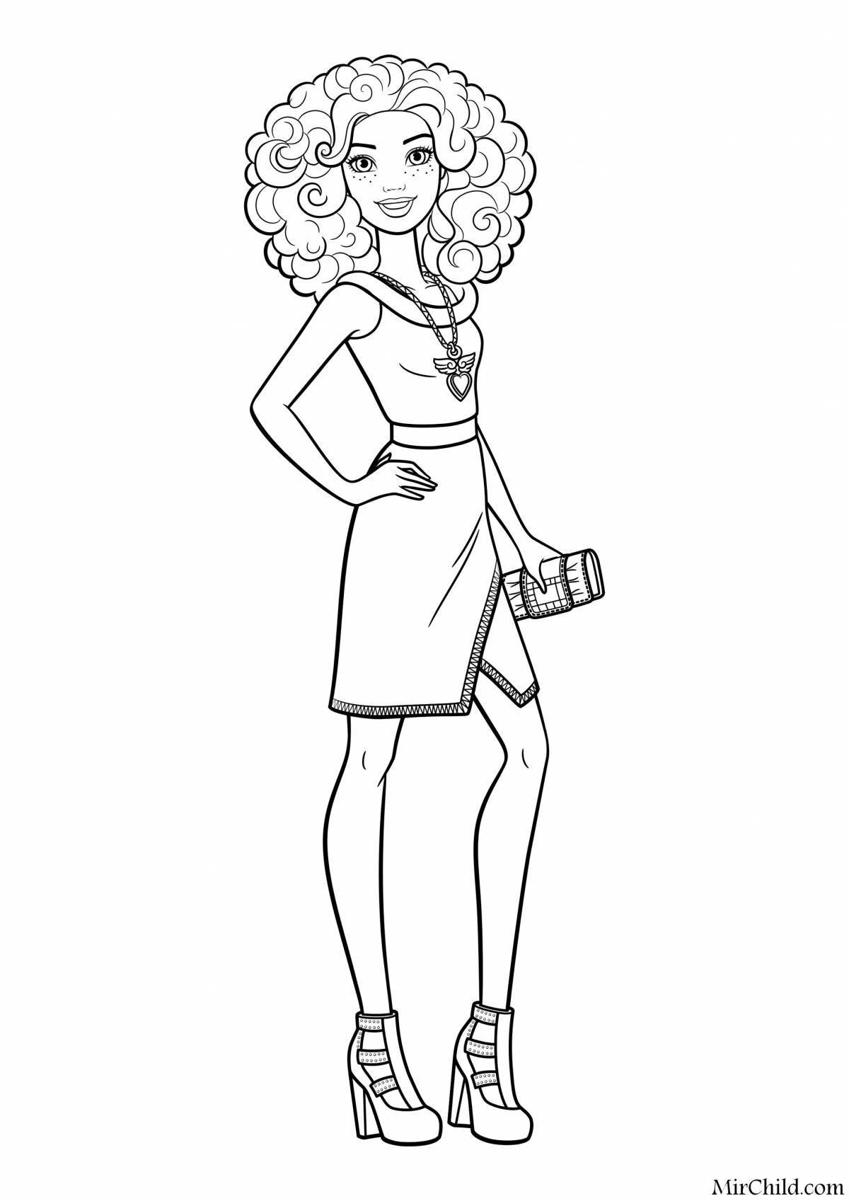 Photo Full body coloring book