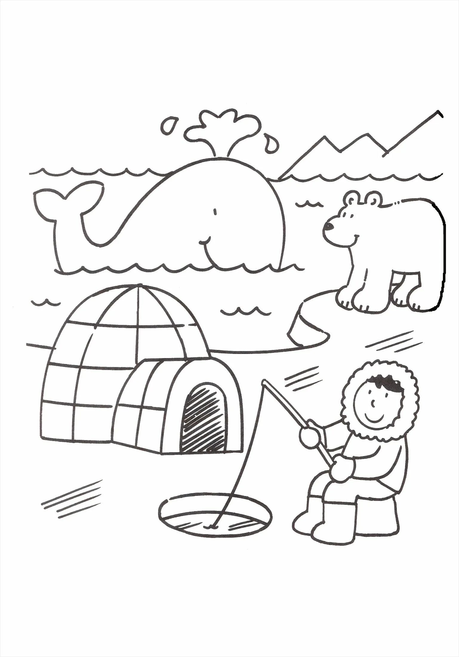 Northern live coloring book for kids