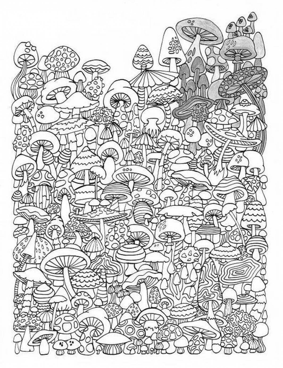 Раскраска Яркая раскраска с множеством объектов