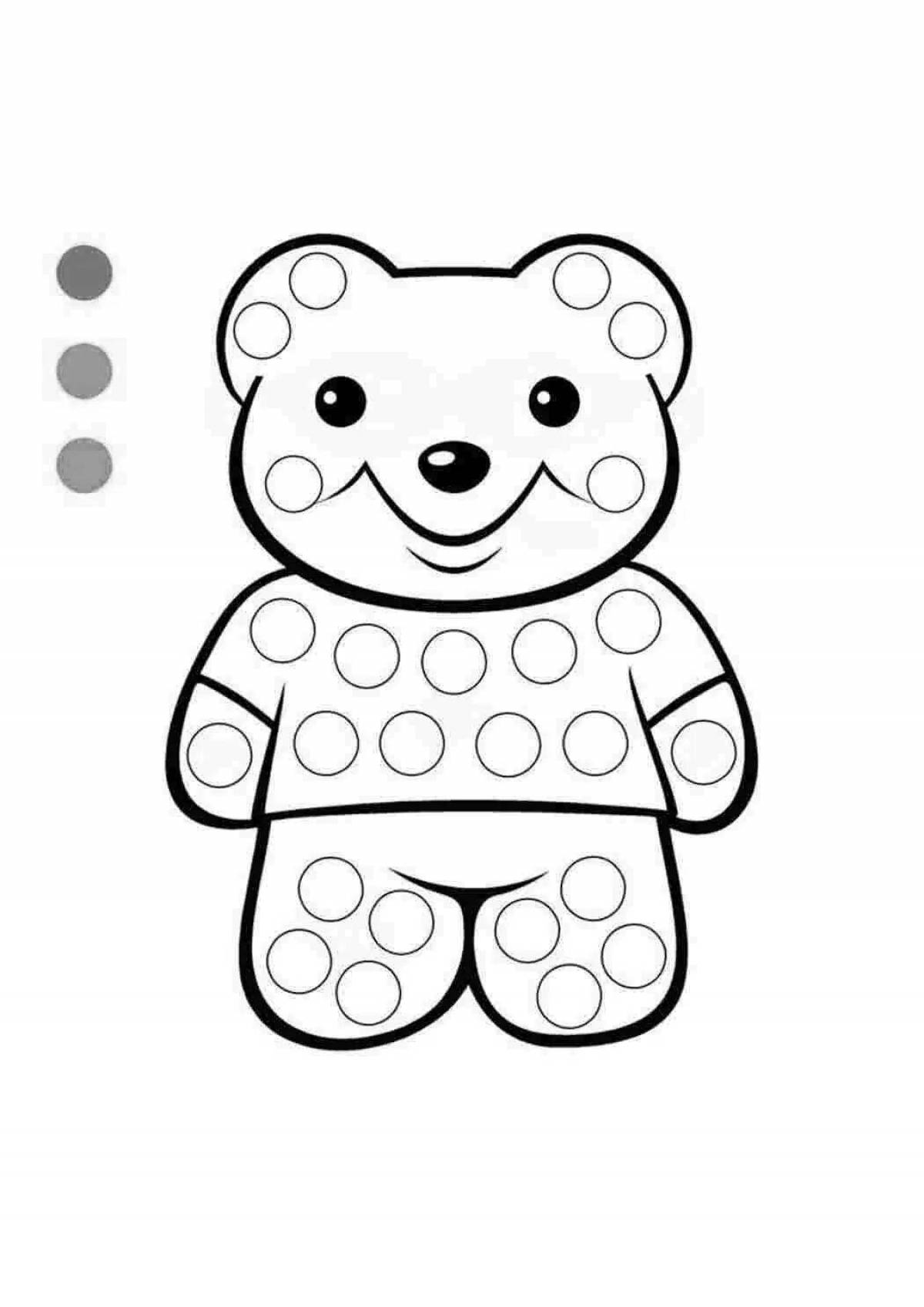 Colour dazzle finger painting