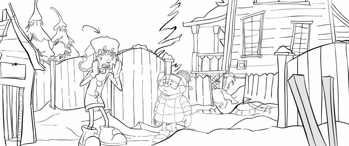 Gorgeous gaidar coloring