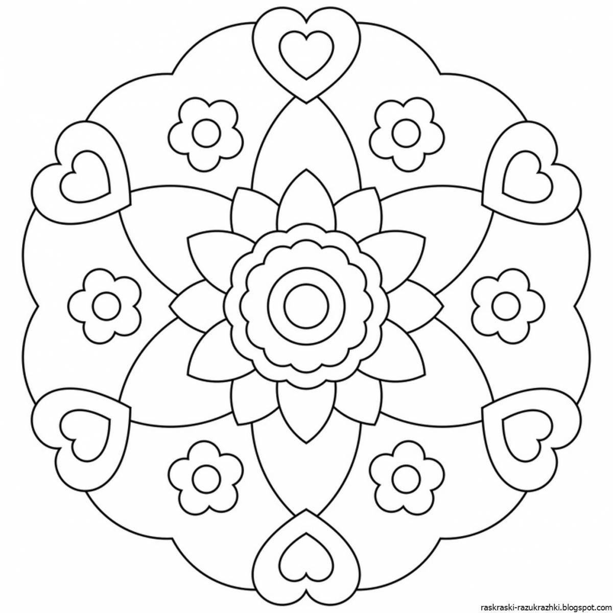 Colorful coloring pages for preschoolers