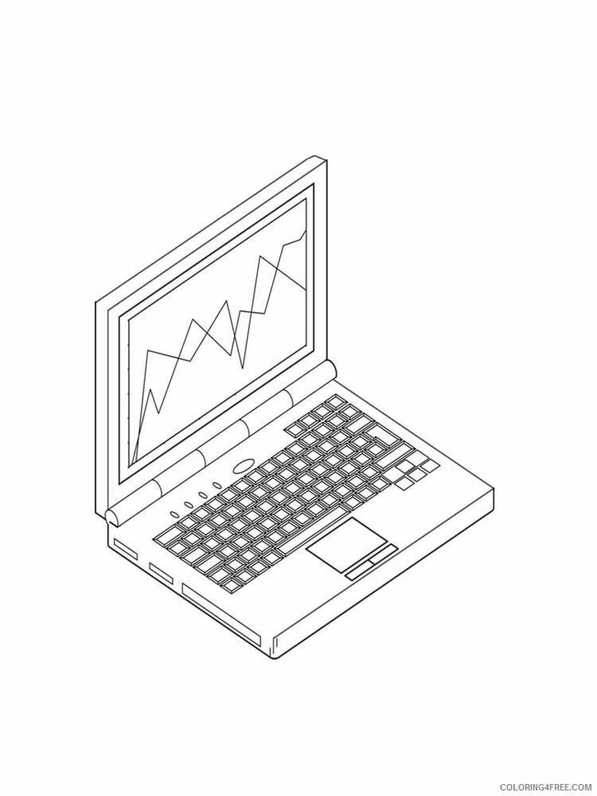 Как рисовать на ноутбуке. Раскраска ноутбук. Чертеж ноутбука. Ноутбук рисунок. Ноутбук эскиз.