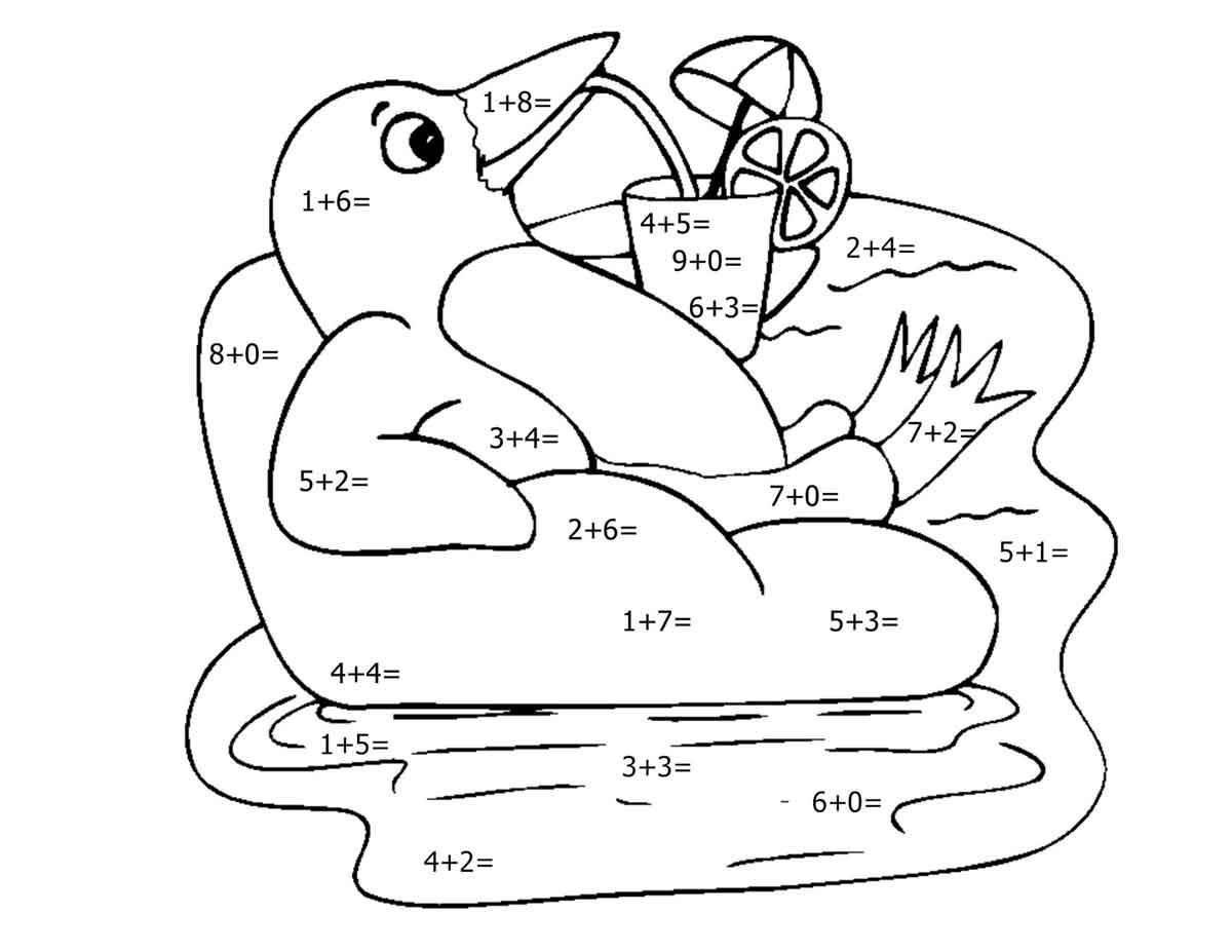 Распечатать математическую раскраску 1 класс. Рисунки с примерами для раскрашивания. Математическая раскраска. Математические раскраски 1 класс. Математические раскраски для дошкольников.