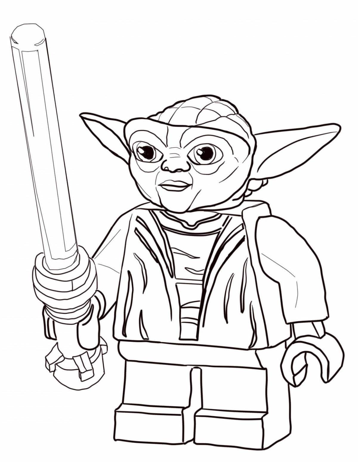 Yoda's awesome coloring book
