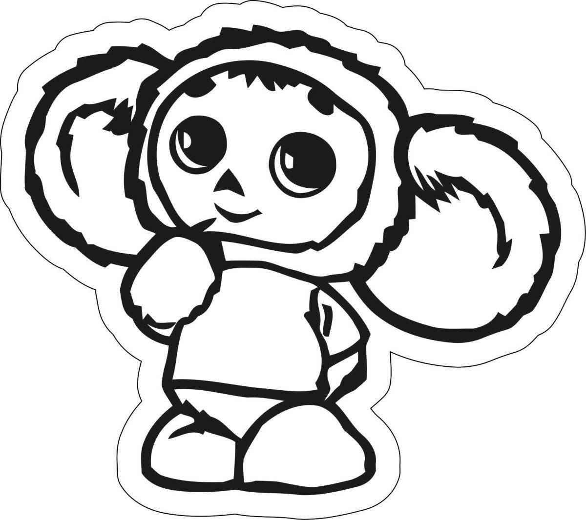 Cheburashka from the cartoon