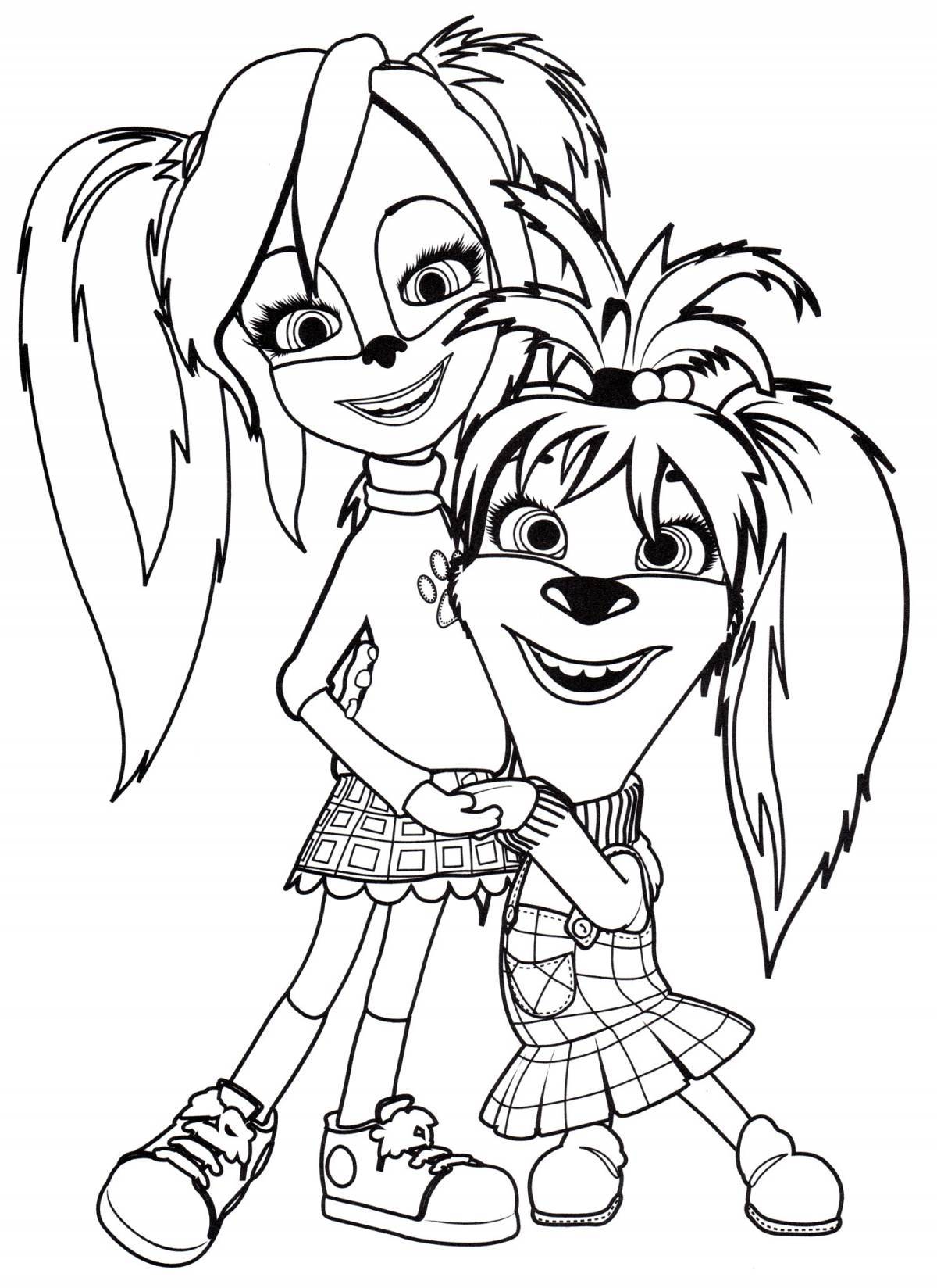 Funny barboskin coloring pages for kids