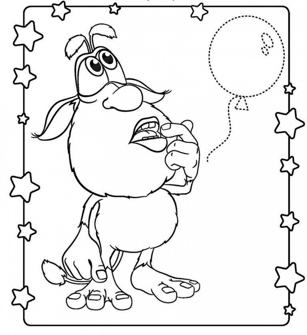 Blessed booba coloring book for kids