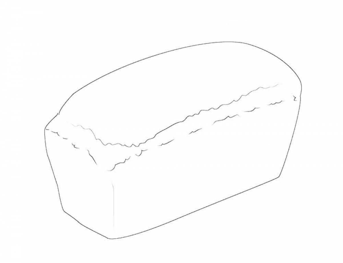 Раскраска питательный хлеб