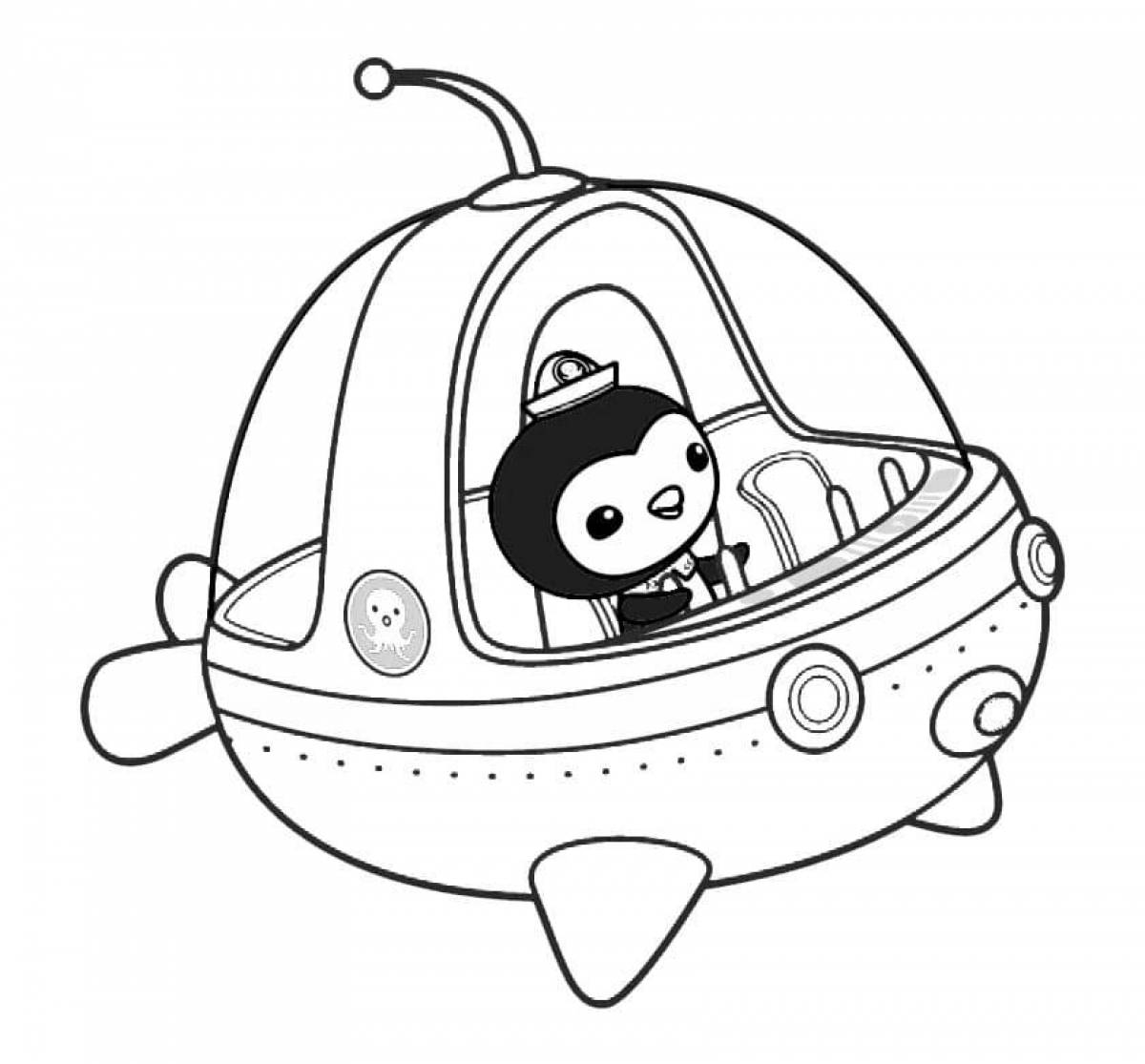 Photo Adorable Octonaut Coloring Page