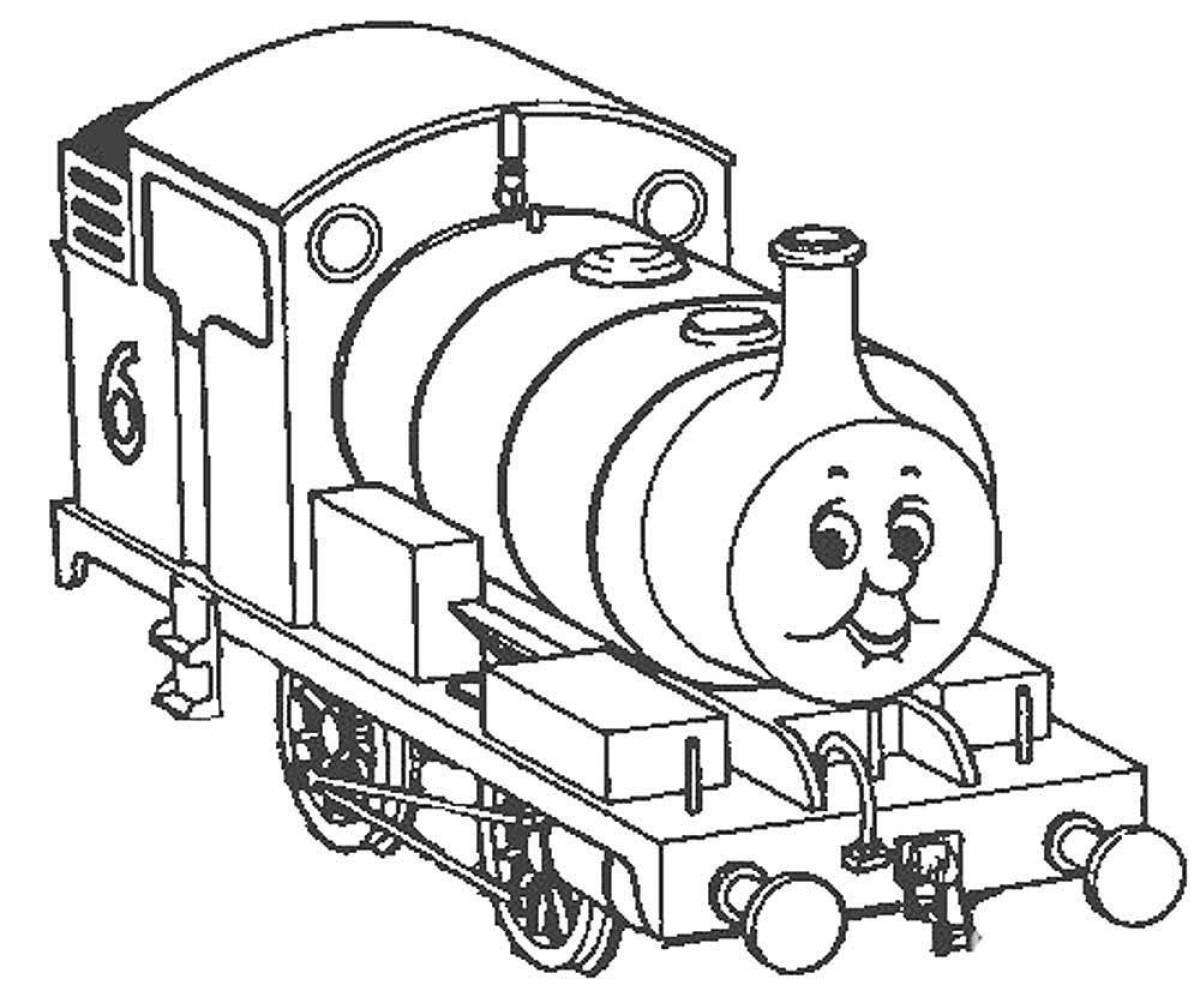 Coloring book exquisite thomas the tank engine
