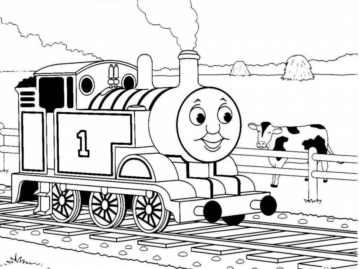 Coloring thomas the tank engine excellent
