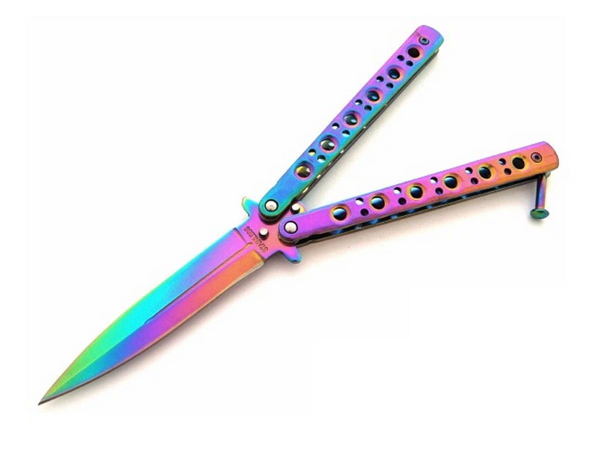 Ослепительная раскраска нож-бабочка