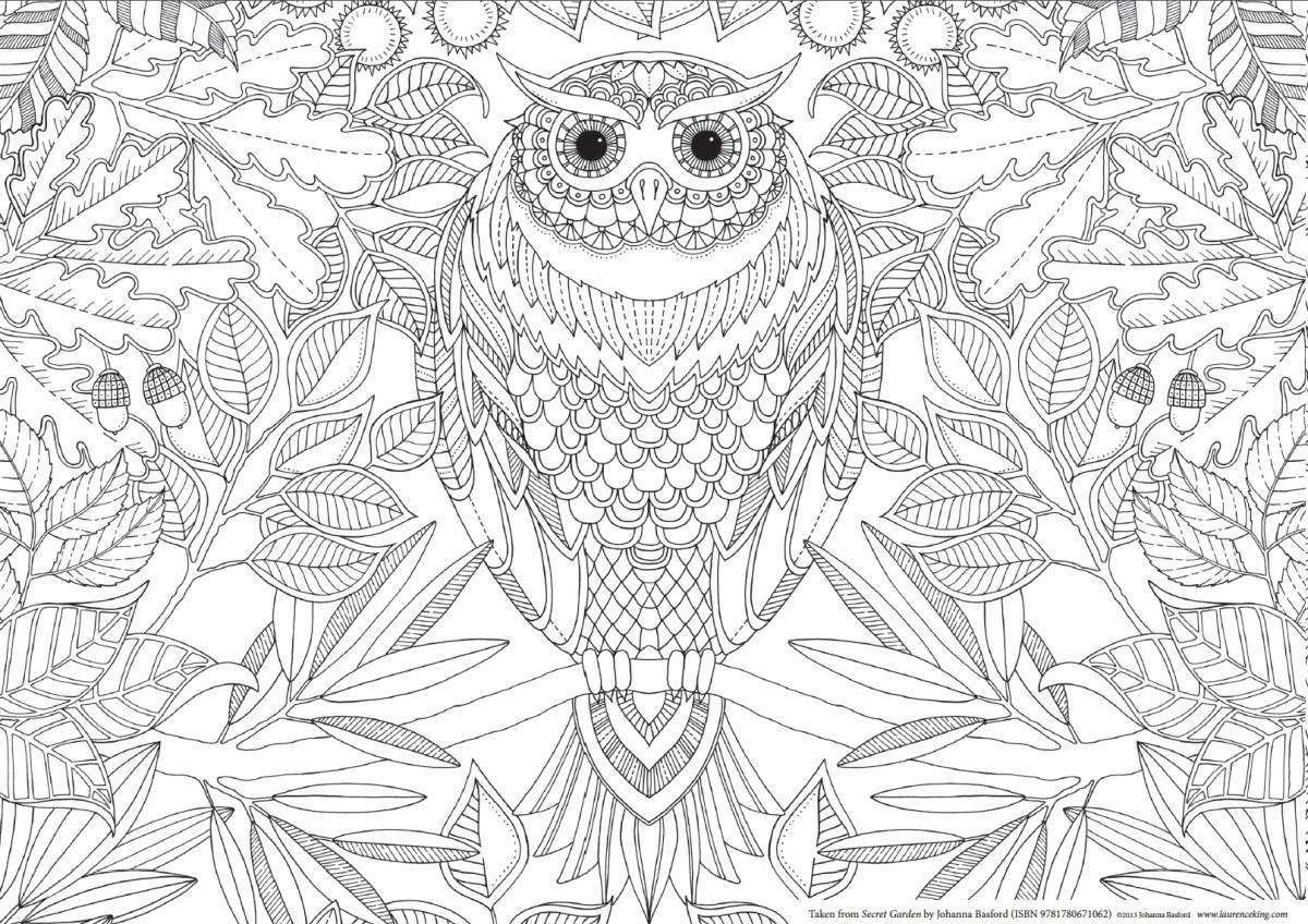 Refreshing coloring book for adults