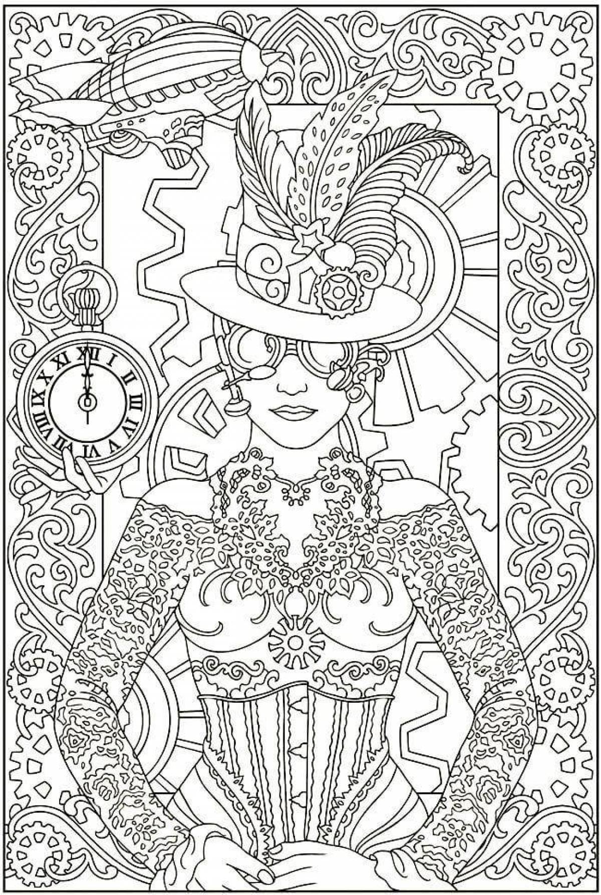 Great adult coloring book