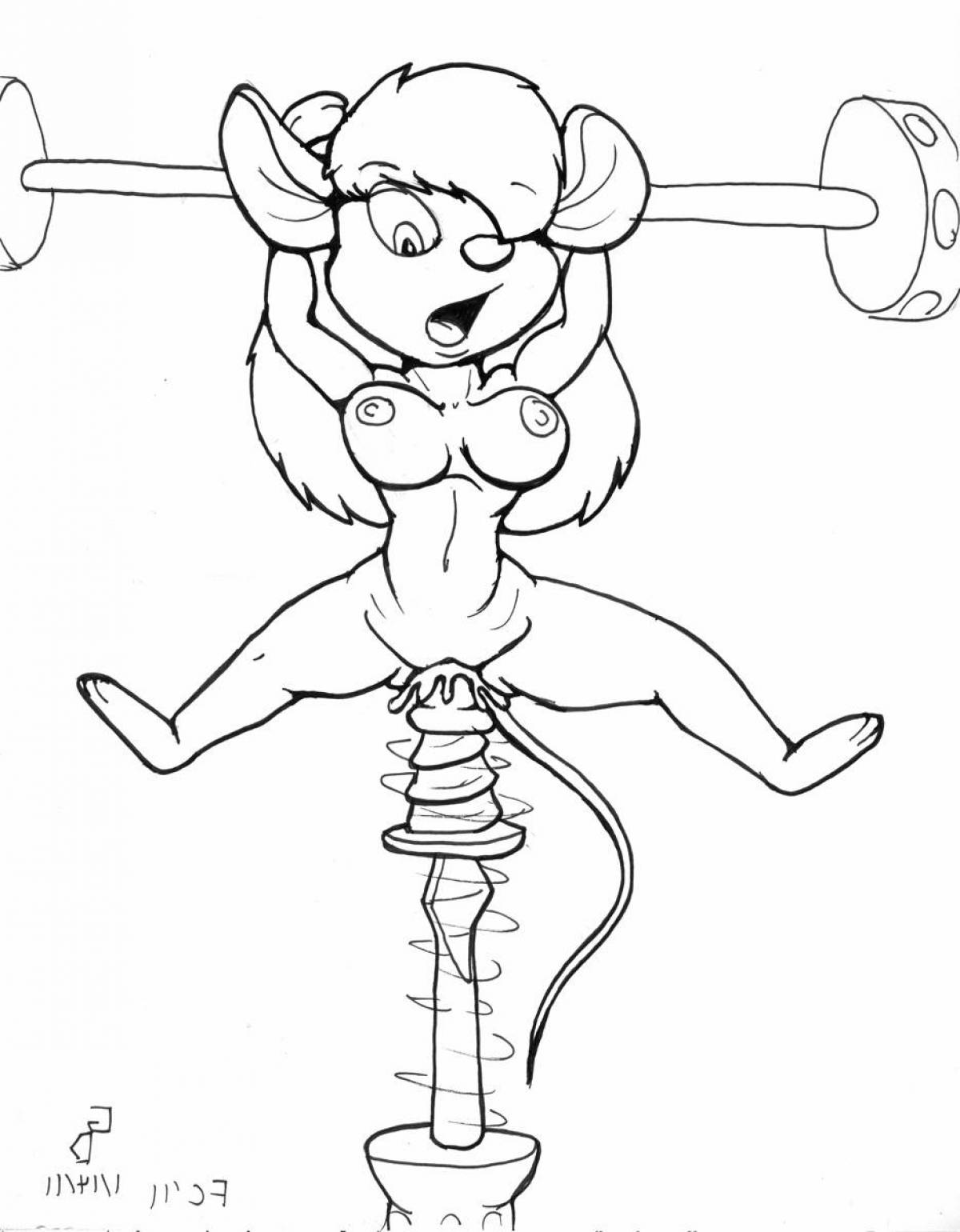Obscene porn coloring pages