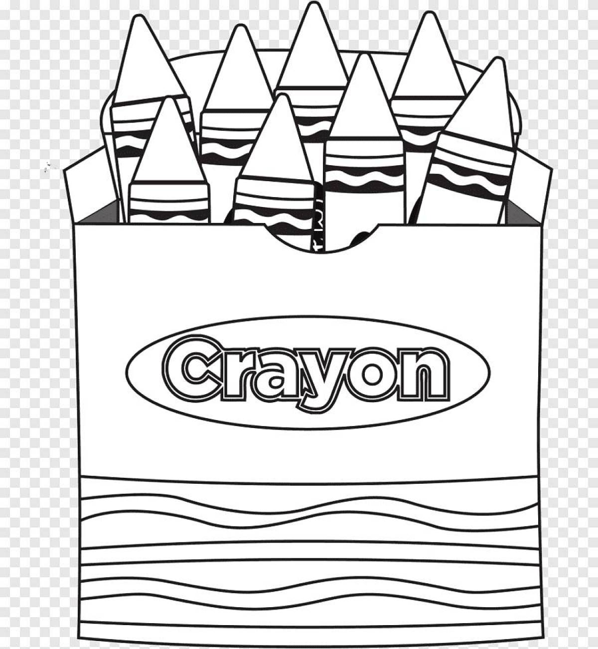 Awesome marker coloring page