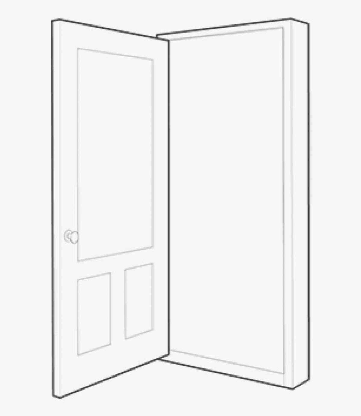 Fashion door coloring pages