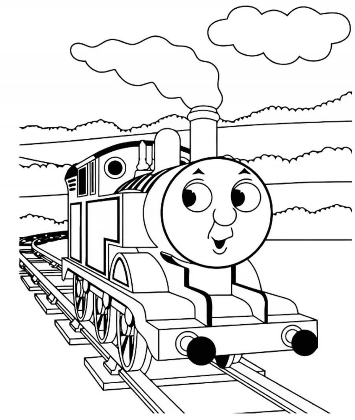 Thomas' fun coloring book