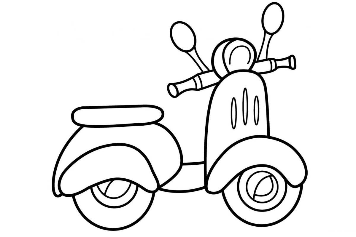 Great transport coloring book for 5-6 year olds