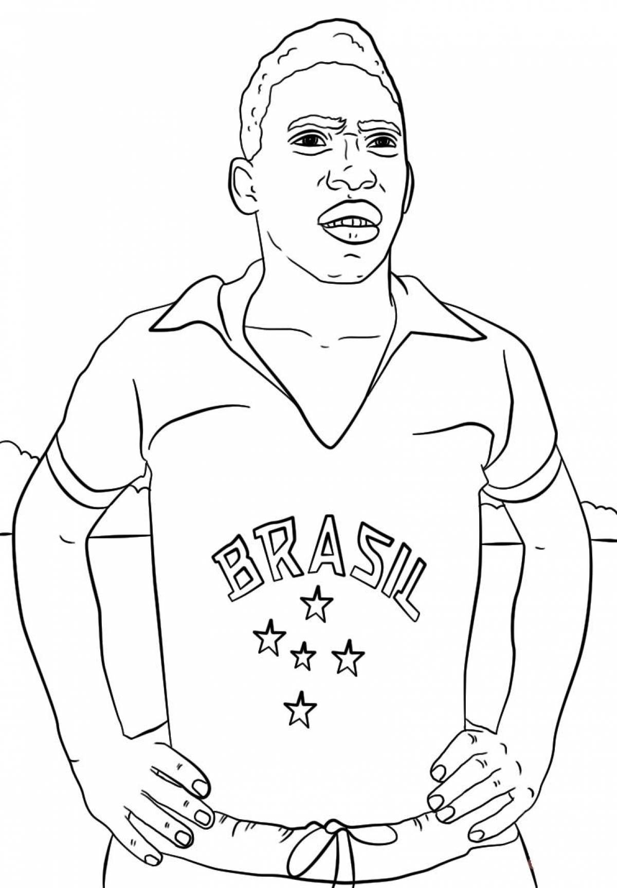 Witty mbappe coloring book