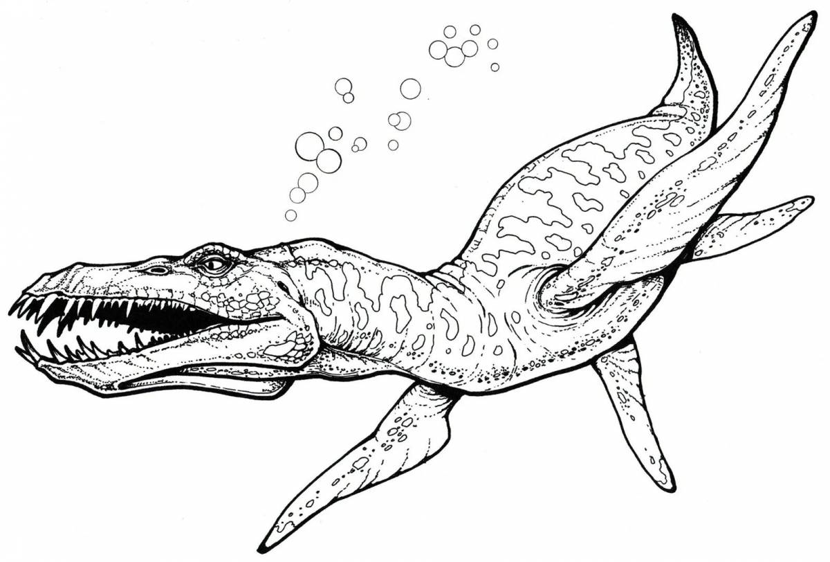 Мозазавр картинка для детей