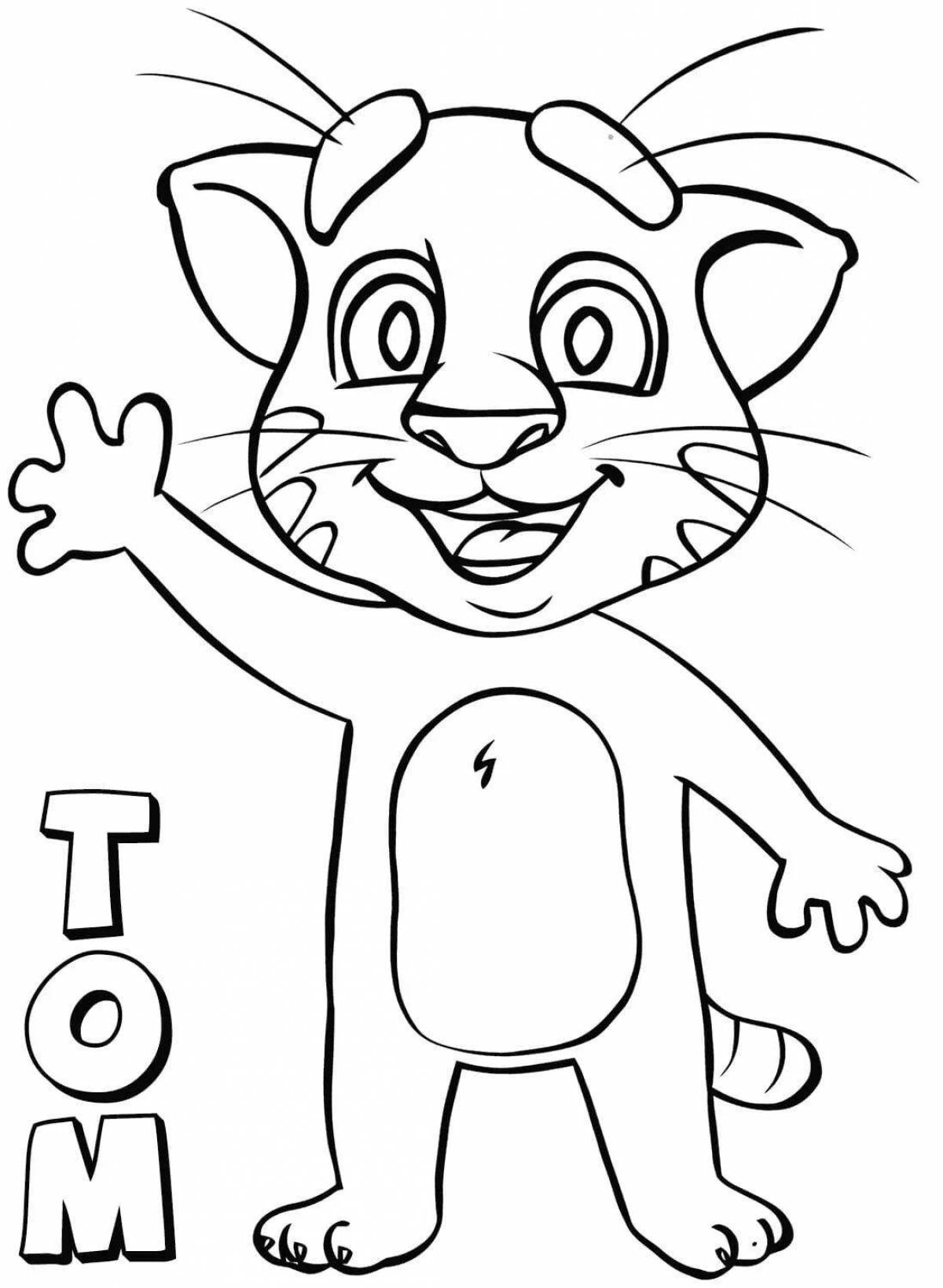 Dazzling run for gold coloring page