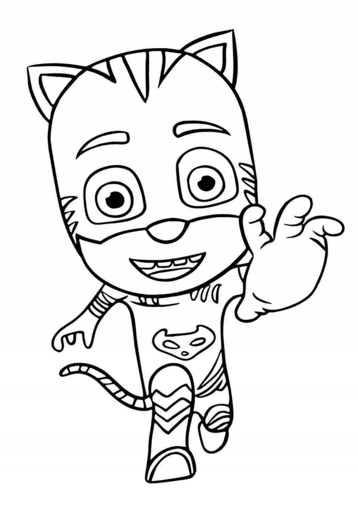 Run for gold coloring page
