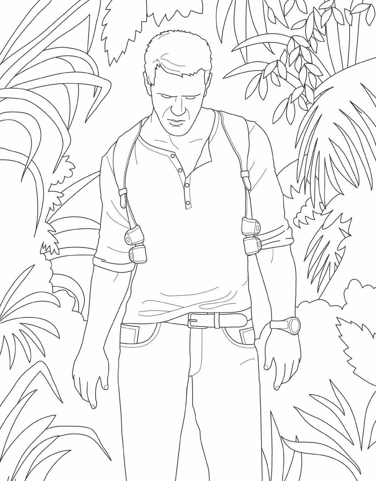 Fascinating coloring page of gta 5 games