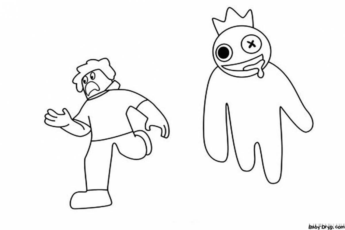 Color-mania rainbow friends toys