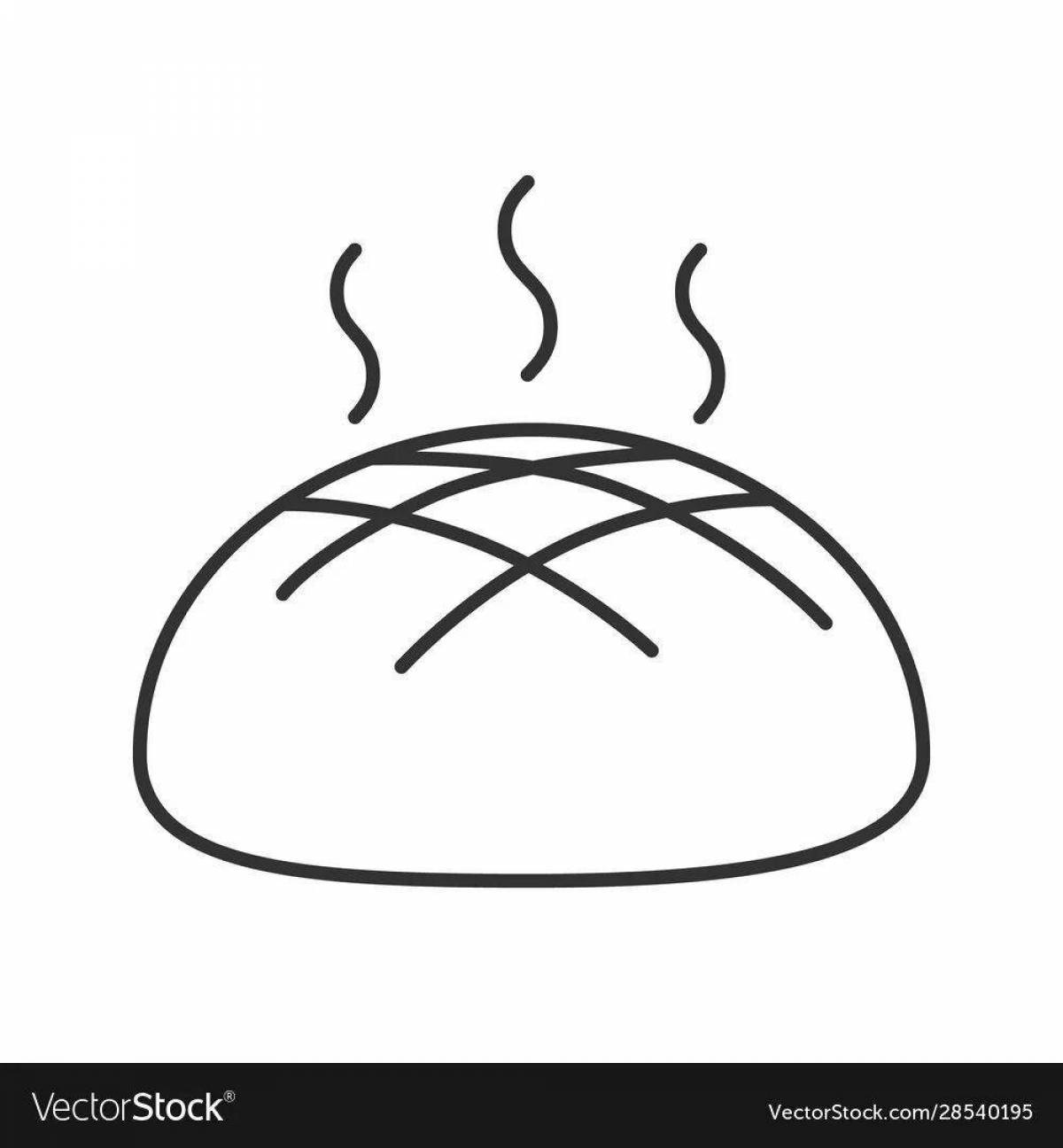 Blissful loaf coloring pages for kids