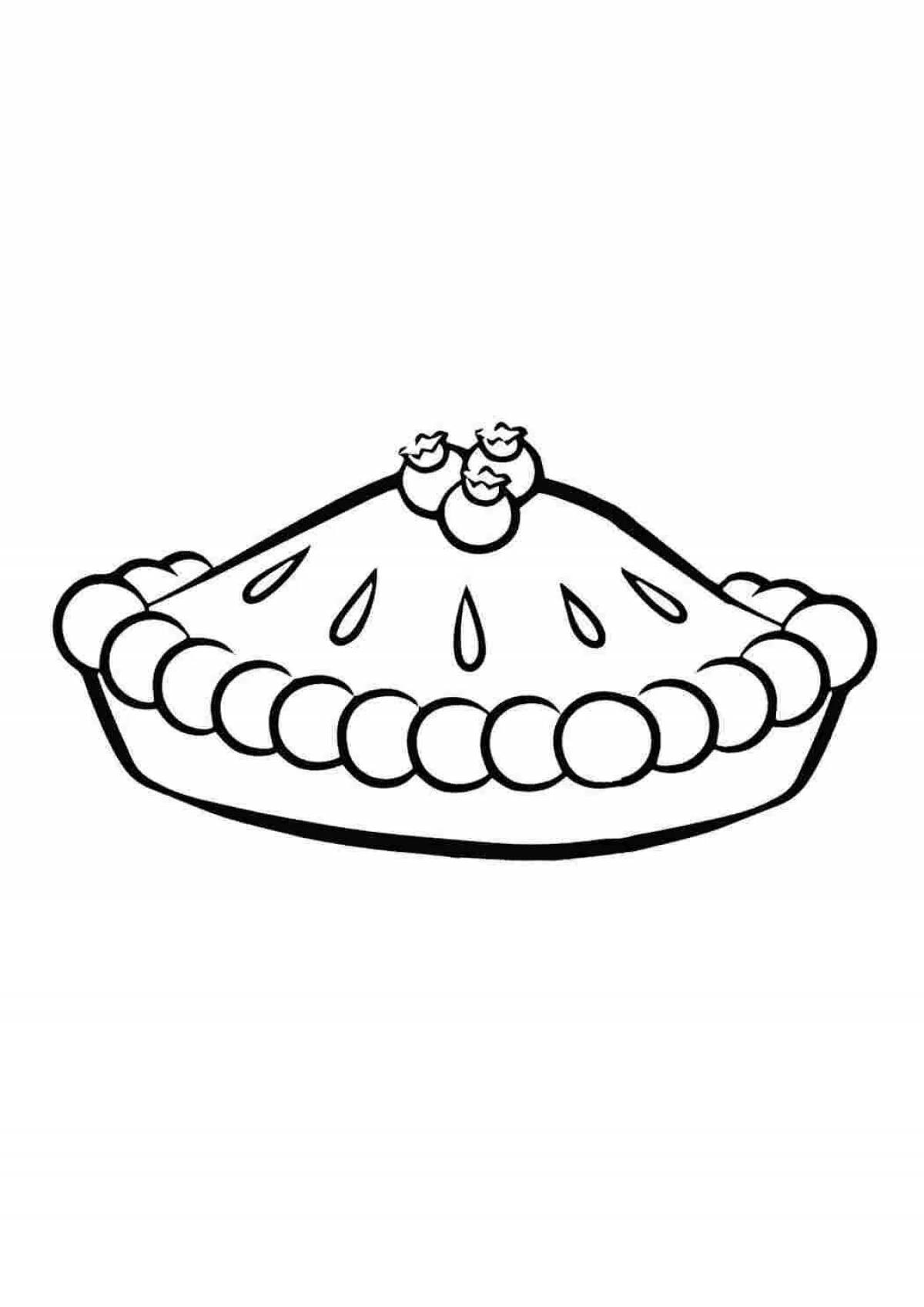 Animated loaf coloring page for toddlers