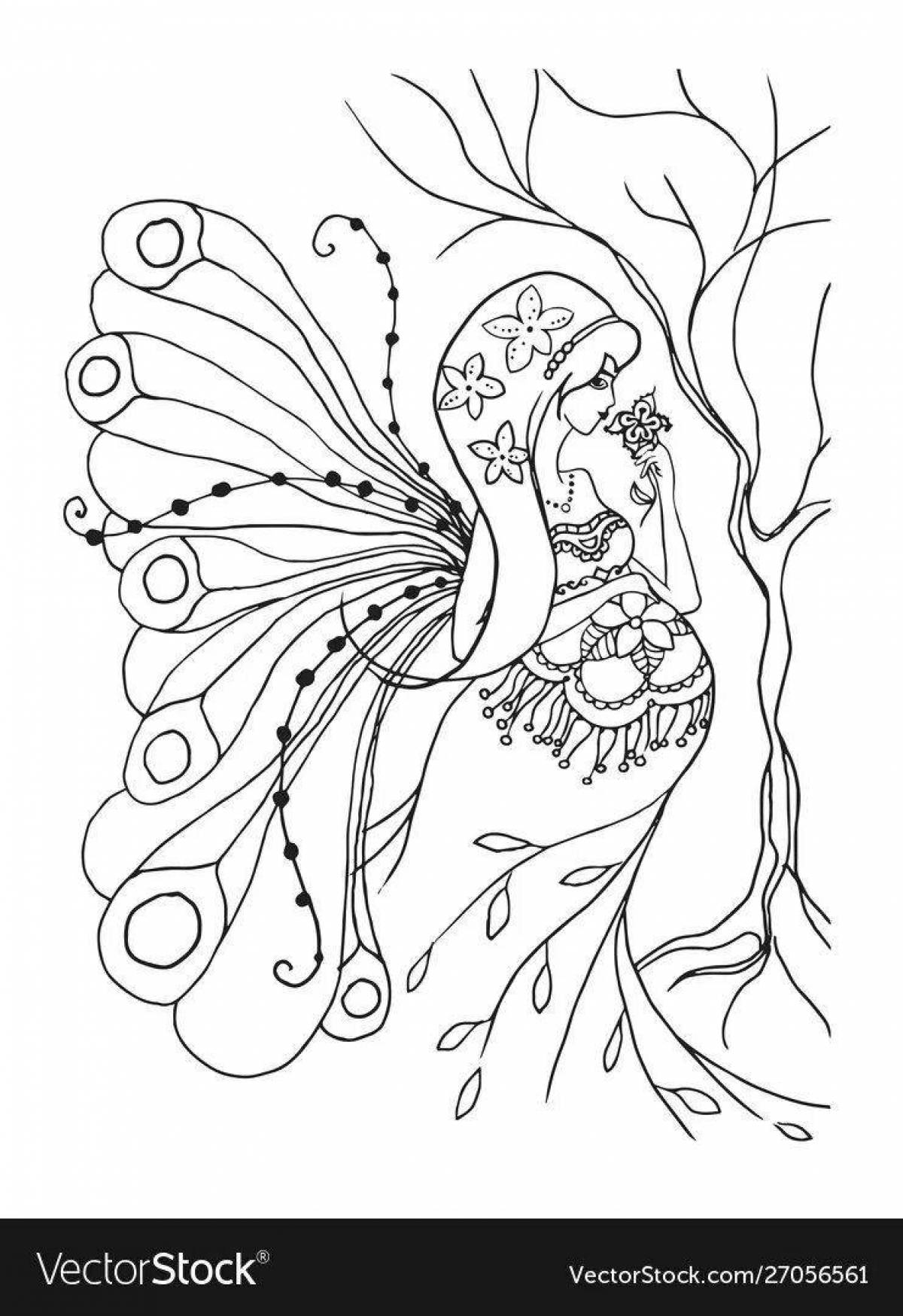 Coloring book shining moms-to-be
