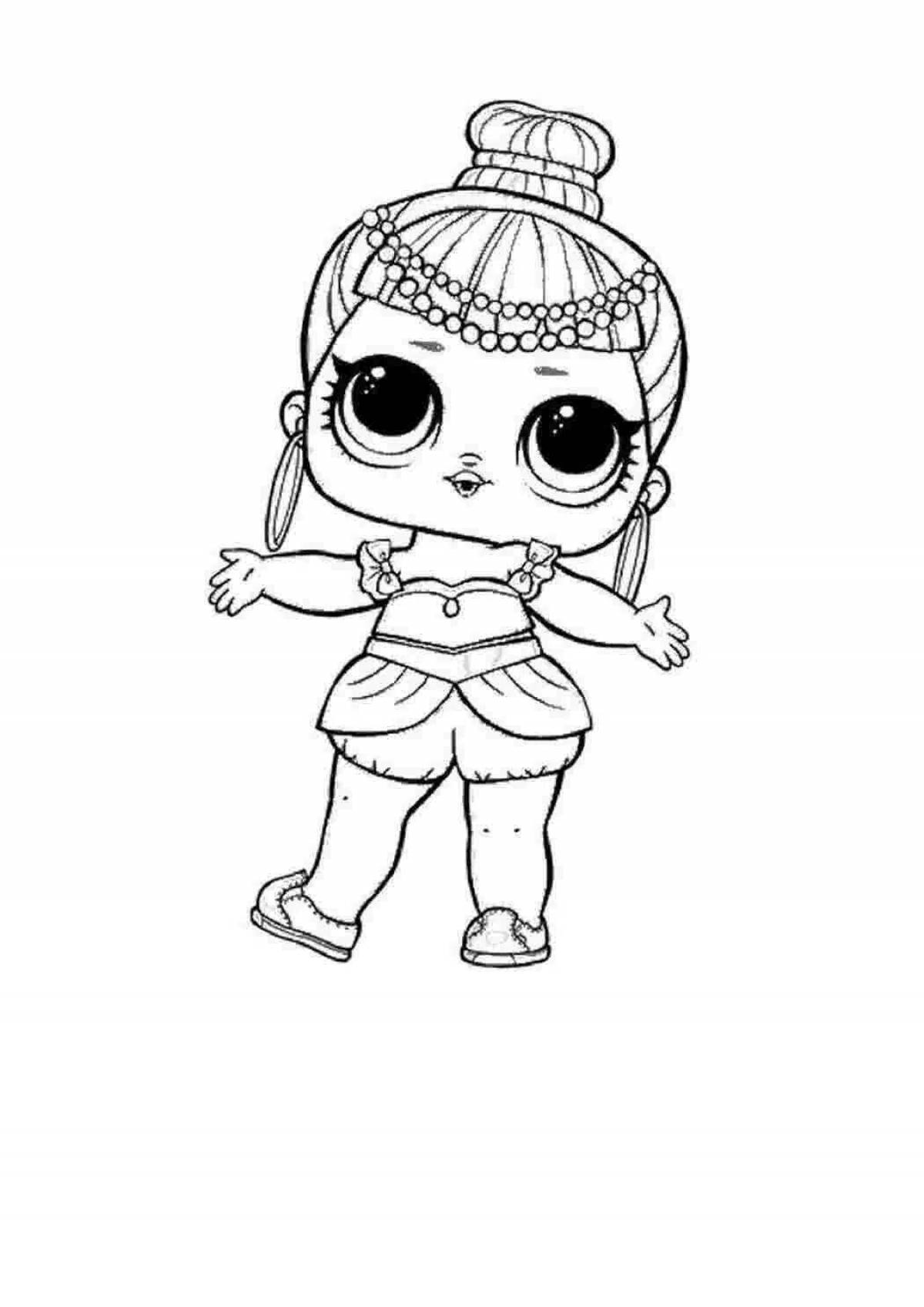 Exciting lol doll coloring pages