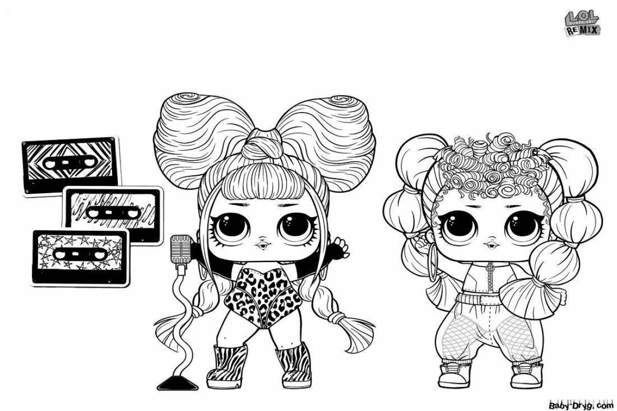 Live dolls lol coloring pages