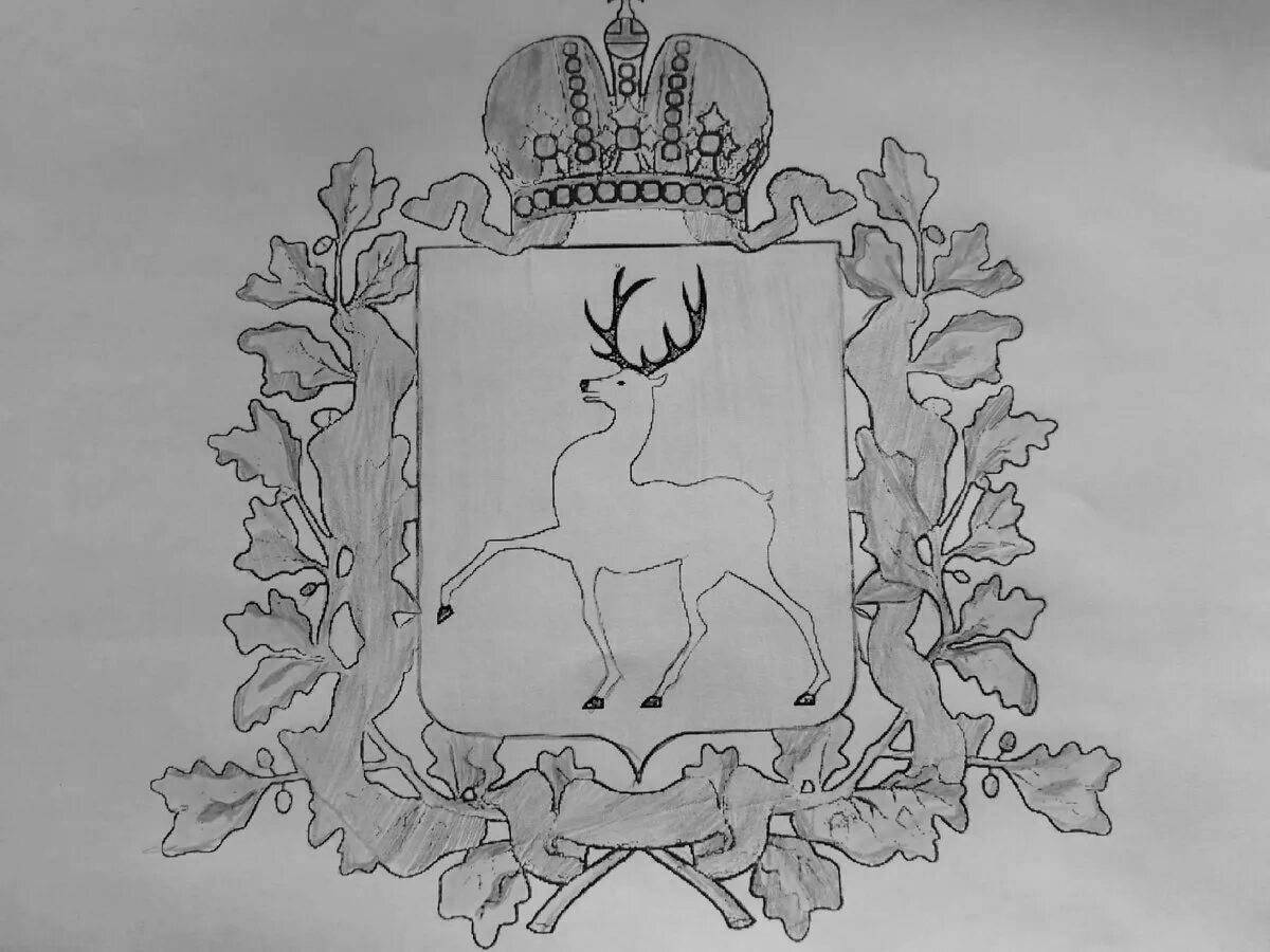 Увлекательная раскраска герб самарской области