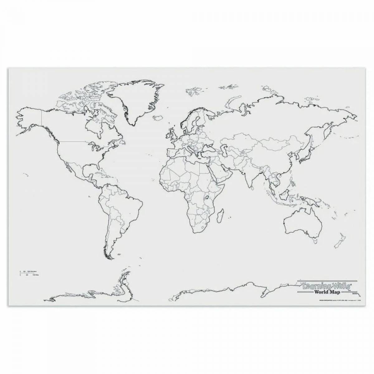 Гигант карта мира #6